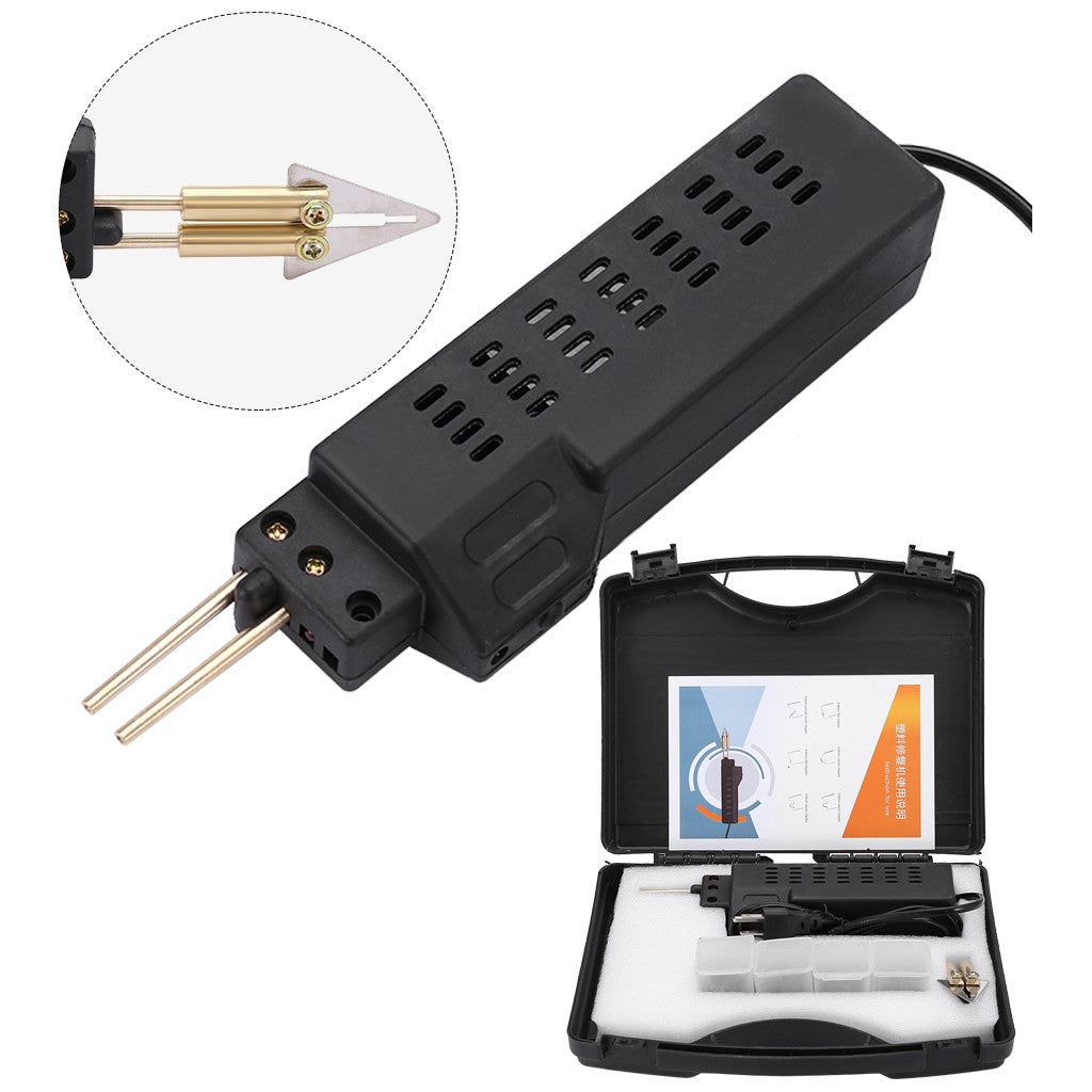 Hot Stapler Car Bumper Fairing Welding Plastic Repair Kit 200 Staples