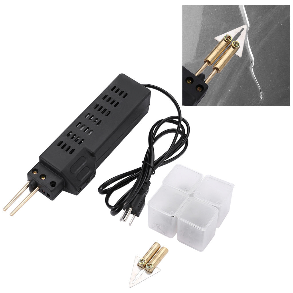 Hot Stapler Car Bumper Fairing Welding Plastic Repair Kit 200 Staples